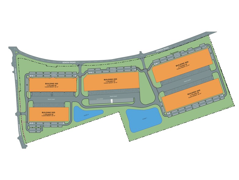 Greenway Commerce Center, Tyrone, GA for rent - Site Plan - Image 2 of 4