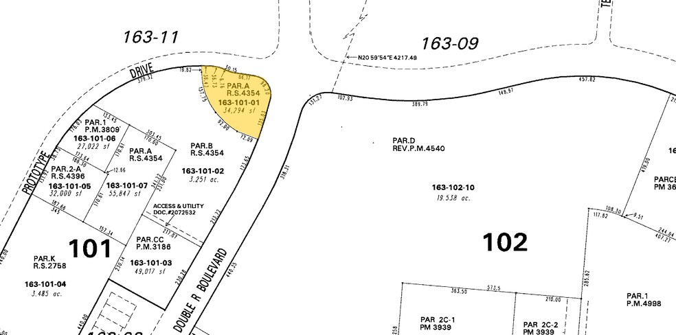 Double R Blvd, Reno, NV for sale - Plat Map - Image 2 of 6