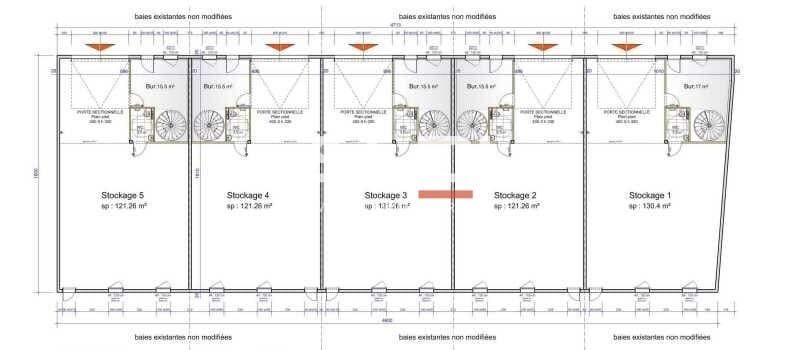 Retail in Mions to rent - Floor Plan - Image 3 of 3