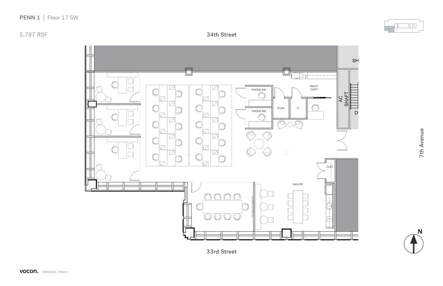 PENN 1, New York, NY for rent - Site Plan - Image 2 of 18