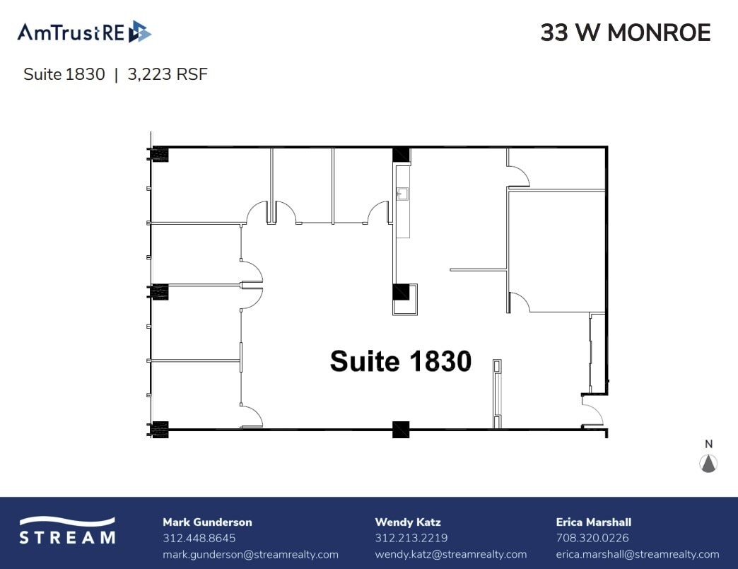 33 W Monroe St, Chicago, IL to rent Floor Plan- Image 1 of 1