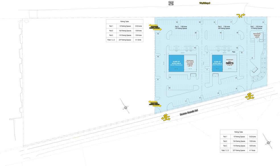 Hwy 190, Killeen, TX for rent - Site Plan - Image 1 of 3