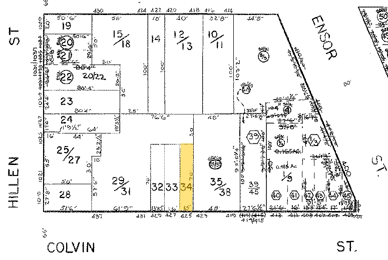 425 Colvin St, Baltimore, MD for sale - Plat Map - Image 1 of 3