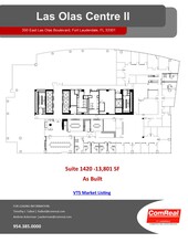 350 E Las Olas Blvd, Fort Lauderdale, FL for rent Floor Plan- Image 1 of 2