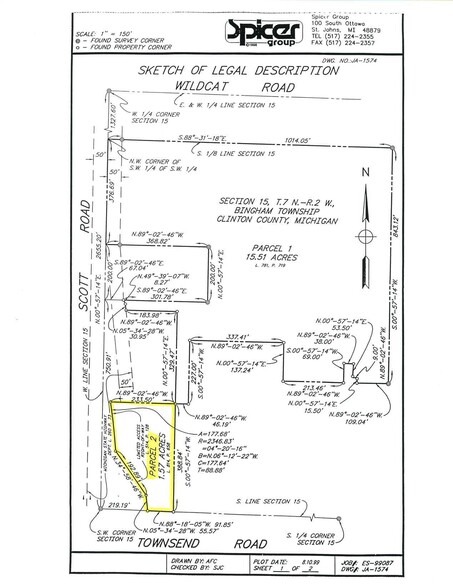 S Scott Rd, Saint Johns, MI for sale - Site Plan - Image 3 of 3