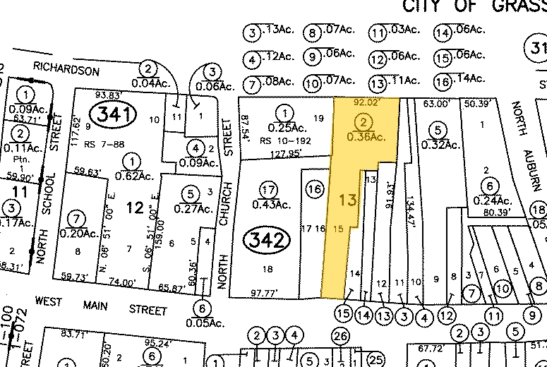 204 W Main St, Grass Valley, CA for sale - Plat Map - Image 3 of 13