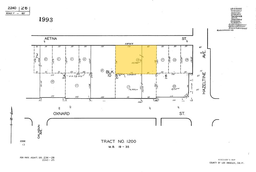 14122 Aetna St, Van Nuys, CA for rent - Plat Map - Image 3 of 86