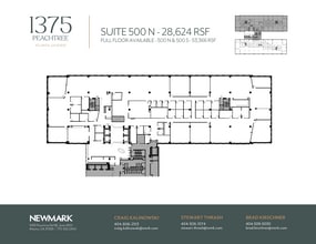 1375 Peachtree St NE, Atlanta, GA to rent Floor Plan- Image 1 of 2