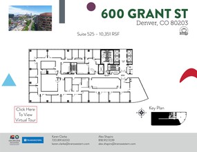 600 Grant St, Denver, CO for rent Site Plan- Image 1 of 2