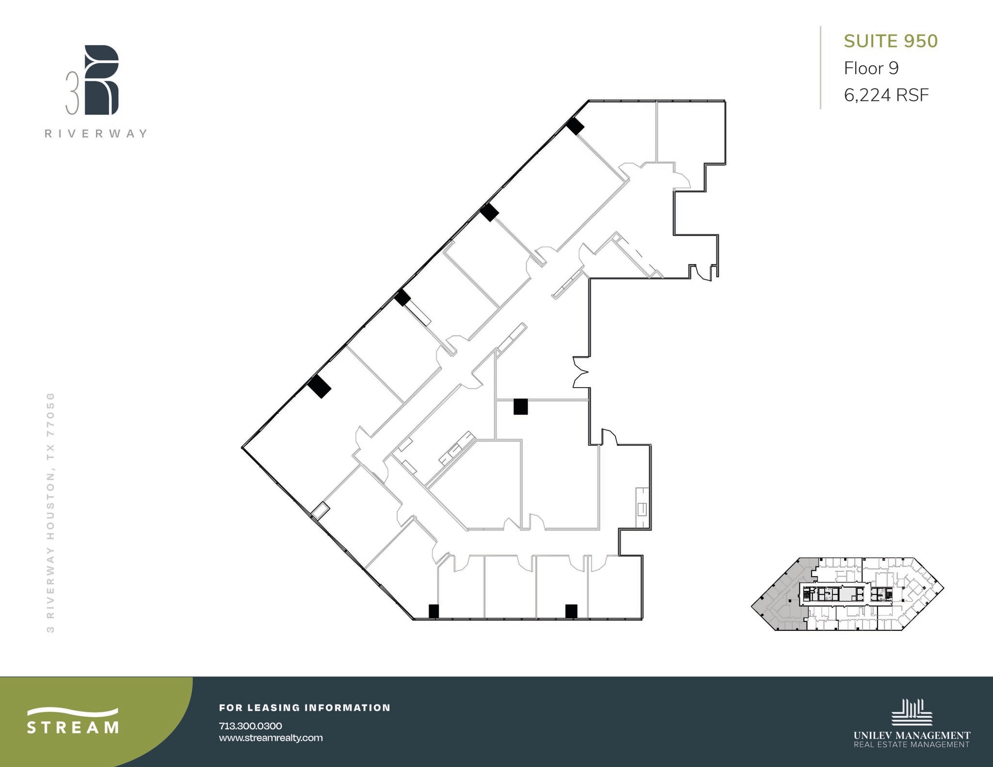 3 Riverway, Houston, TX to rent Floor Plan- Image 1 of 1