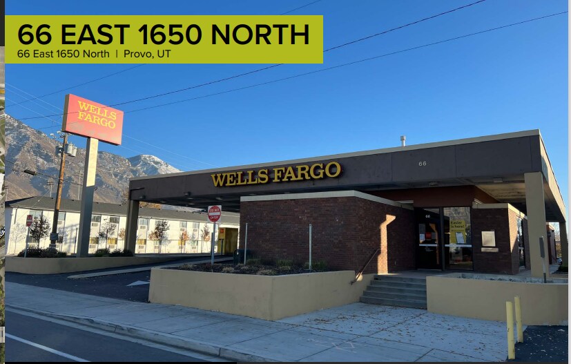 66 E 1650 N, Provo 84604 Wells Fargo Bank