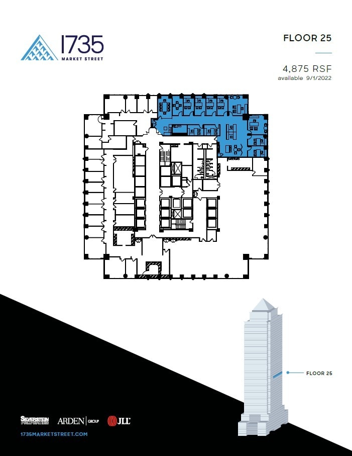 1735 Market St, Philadelphia, PA to rent Floor Plan- Image 1 of 1