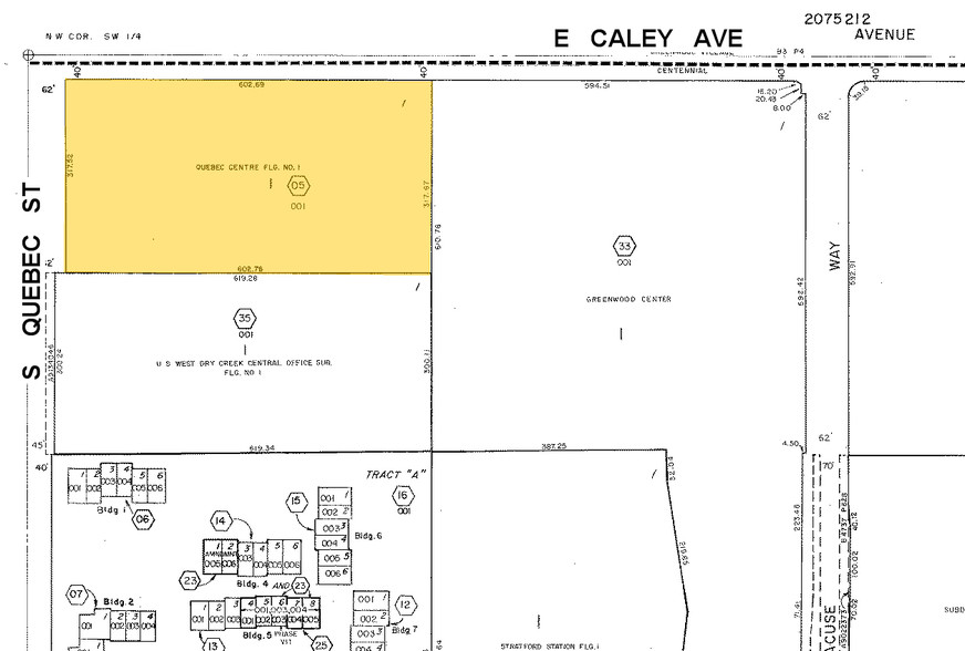 7600 E Orchard Rd, Greenwood Village, CO for rent - Plat Map - Image 3 of 19