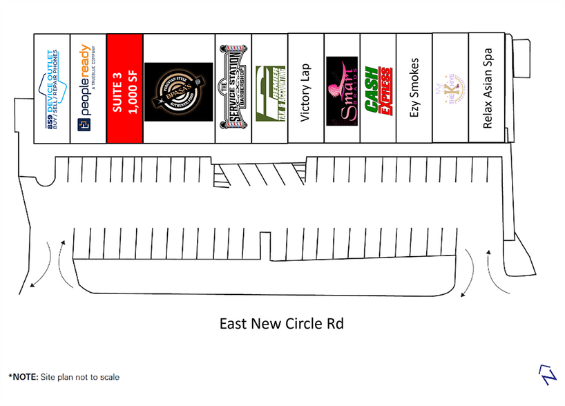 565 E New Circle Rd, Lexington, KY for rent - Site Plan - Image 2 of 5