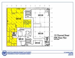 12 Channel St, Boston, MA to rent Site Plan- Image 1 of 1