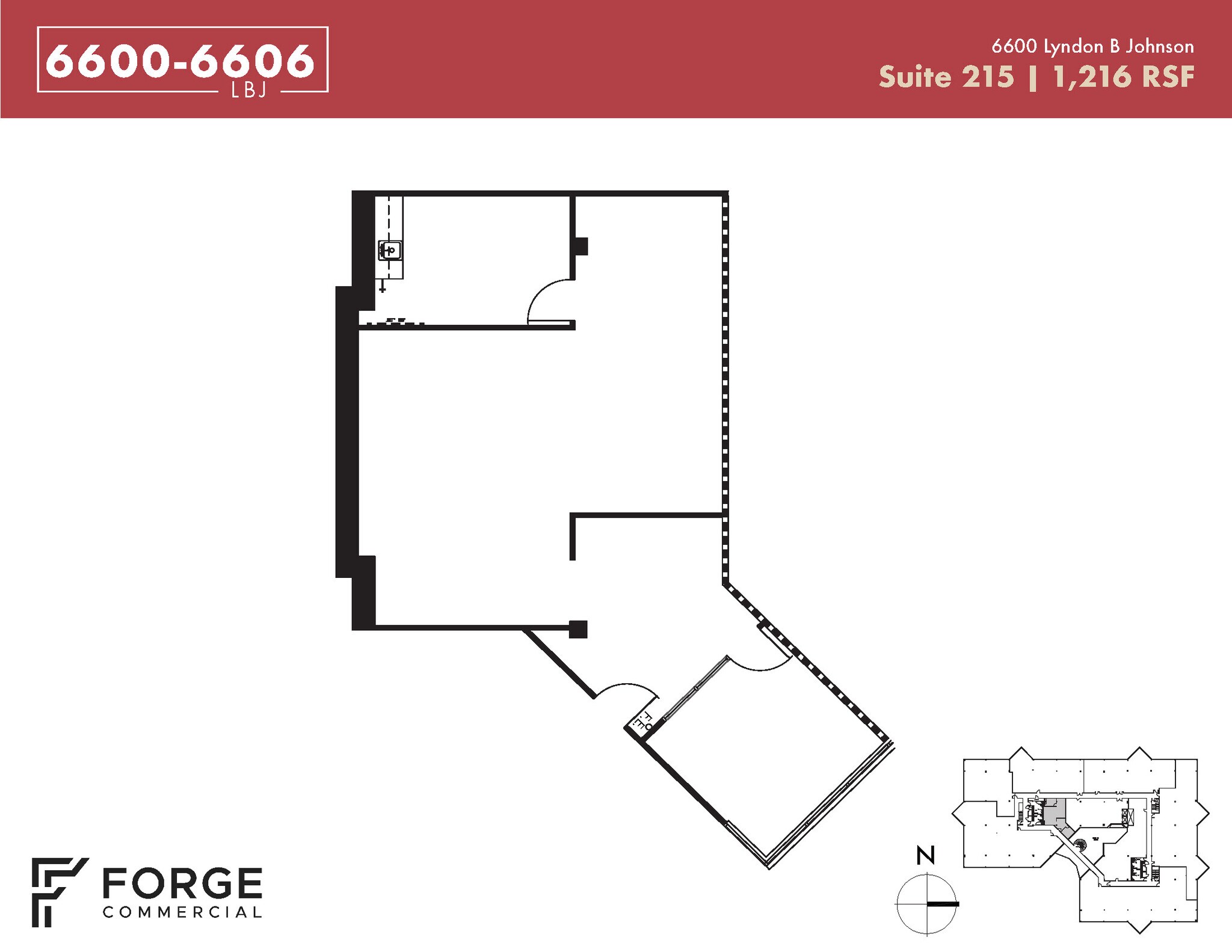6600 Lyndon B Johnson Fwy, Dallas, TX to rent Floor Plan- Image 1 of 1