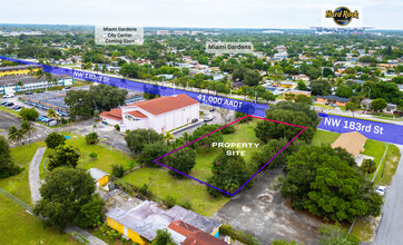 NW 183rd St & NW 19th Ave, Miami Gardens, FL for sale Aerial- Image 1 of 9