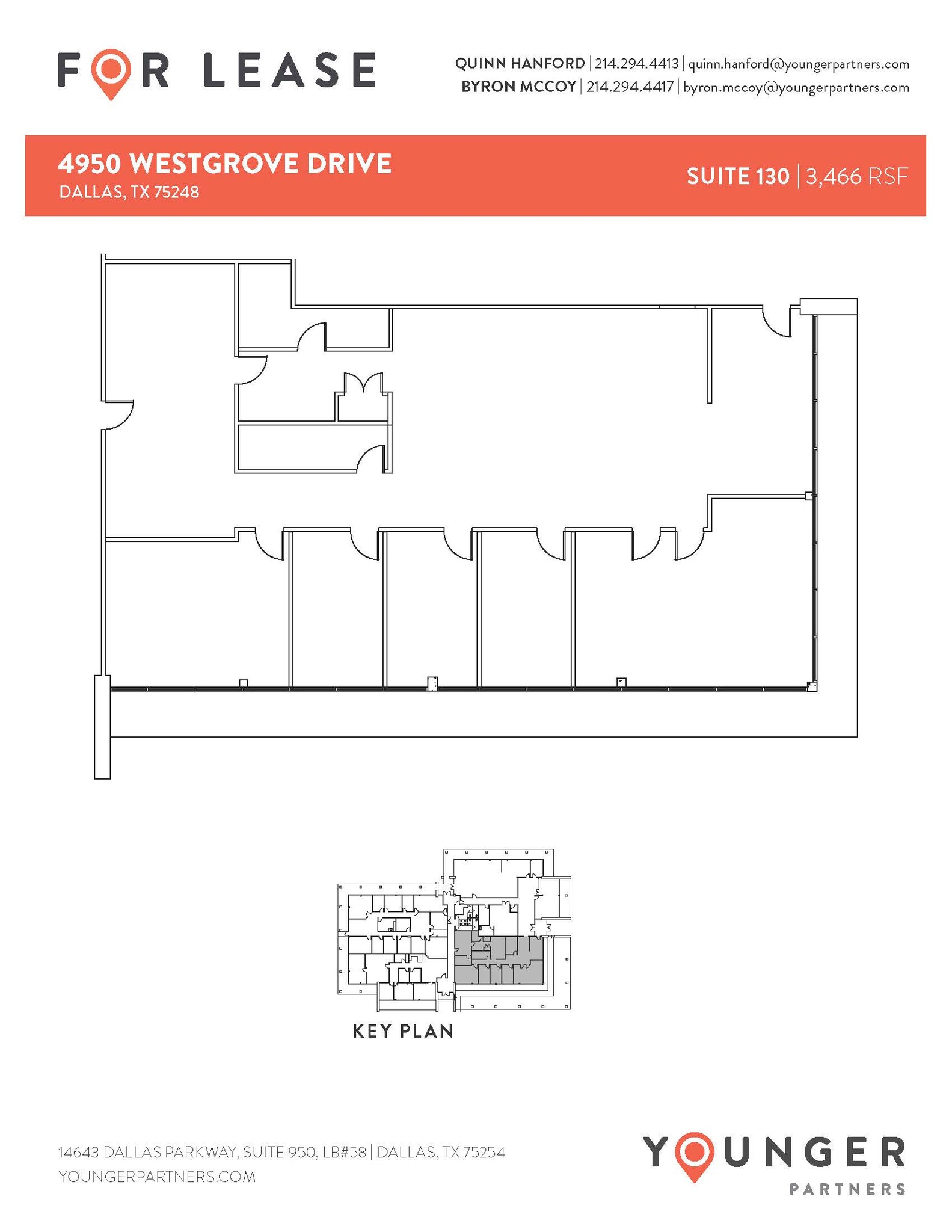 16610 N Dallas Pky, Dallas, TX for rent Floor Plan- Image 1 of 2