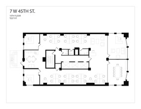 7 W 45th St, New York, NY for rent Site Plan- Image 1 of 1