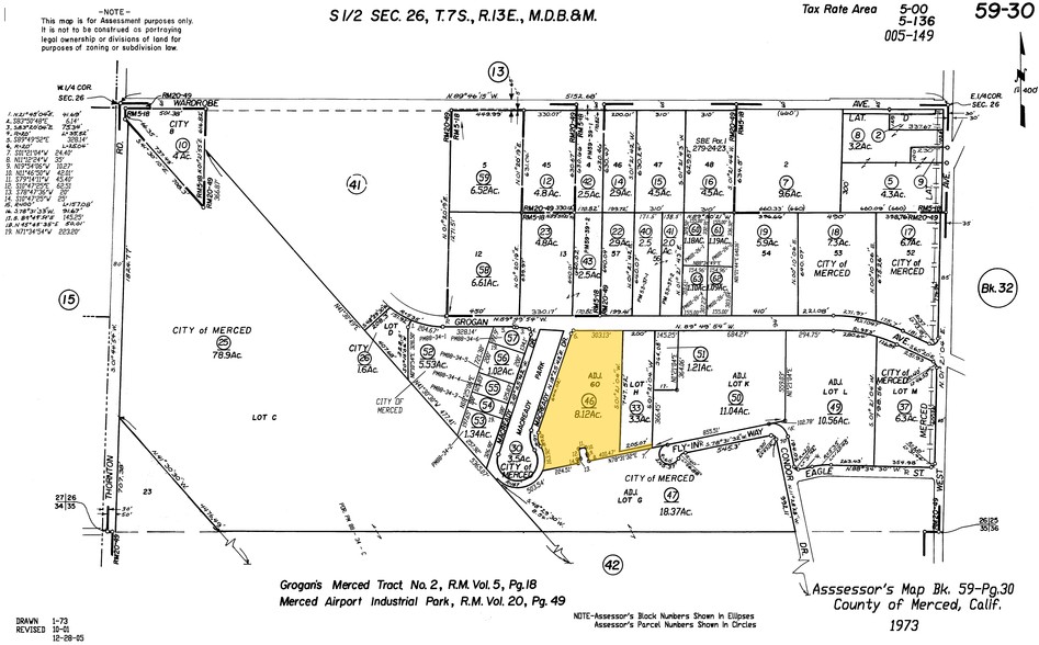 140 Macready Dr, Merced, CA for sale - Plat Map - Image 2 of 5