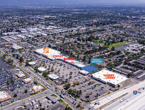 296-392 S Mountain Ave, Upland, CA - aerial  map view