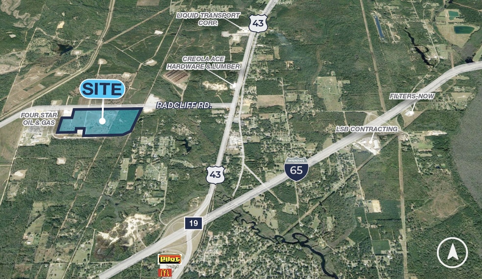 1100 Radcliff Rd, Creola 36571 Land for Sale UK