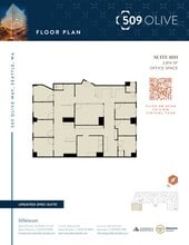 509 Olive Way, Seattle, WA to rent Floor Plan- Image 1 of 2