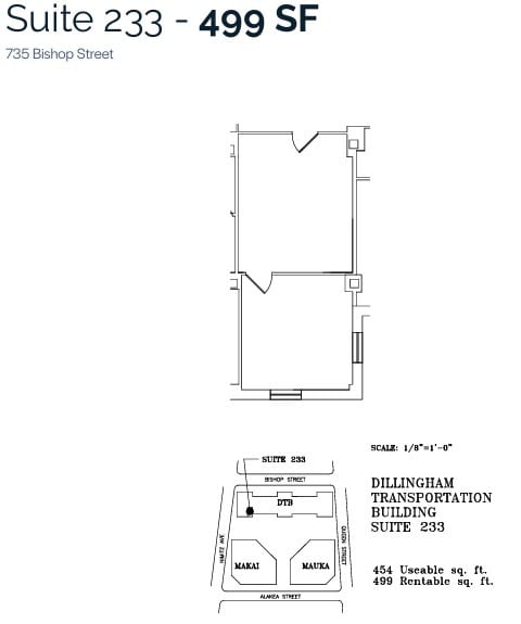 733 Bishop St, Honolulu, HI to rent Floor Plan- Image 1 of 1
