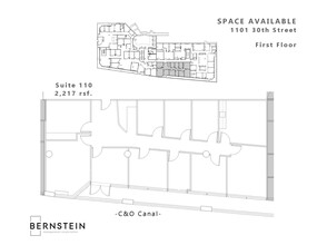 1101 30th St NW, Washington, DC for rent Floor Plan- Image 1 of 1