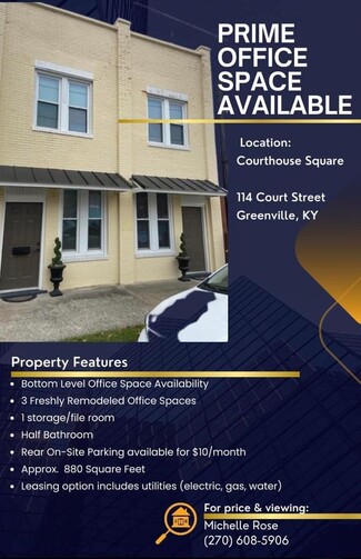 More details for 114 Court St, Greenville, KY - Office/Retail for Rent