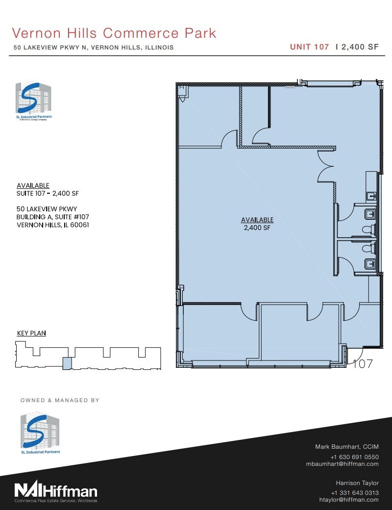 100 N Fairway Dr, Vernon Hills, IL to rent Floor Plan- Image 1 of 1