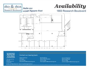 1801 Research Blvd, Rockville, MD for rent Floor Plan- Image 2 of 9