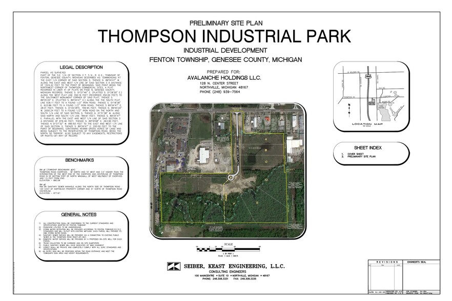 3145 W Thompson Rd, Fenton, MI for sale - Site Plan - Image 2 of 2