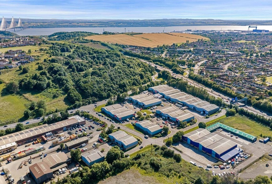 Belleknowes Industrial Est, Inverkeithing to rent - Aerial - Image 2 of 10