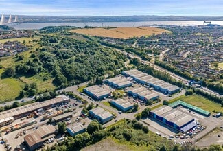 Belleknowes Industrial Est, Inverkeithing to rent Aerial- Image 2 of 10