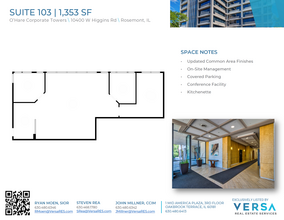 10400 W Higgins Rd, Rosemont, IL for rent Floor Plan- Image 1 of 1