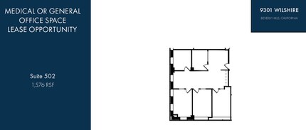 9301 Wilshire Blvd, Beverly Hills, CA for rent Floor Plan- Image 1 of 1