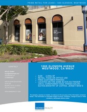 Glendon Ave, Los Angeles, CA for rent Site Plan- Image 1 of 1