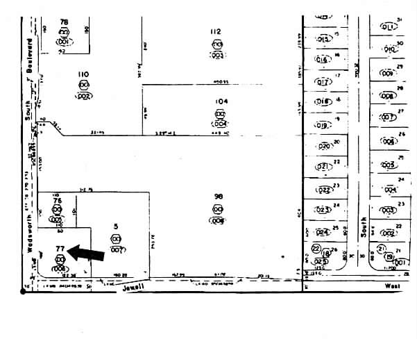 1898 S Wadsworth Blvd, Lakewood, CO for rent - Plat Map - Image 2 of 4