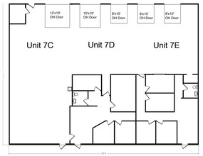 115 Hurley Rd, Oxford, CT for rent Floor Plan- Image 1 of 1