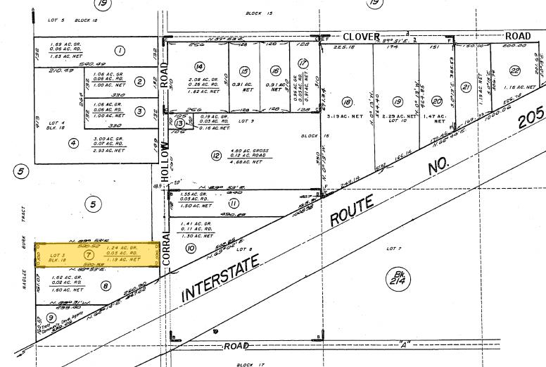 3125 N Corral Hollow Rd, Tracy, CA for sale - Plat Map - Image 2 of 3