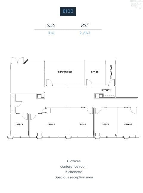 8100 Boone Blvd, Vienna, VA to rent Floor Plan- Image 1 of 1
