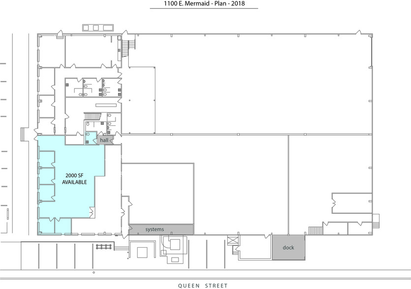 1100 E Mermaid Ln, Wyndmoor, PA for rent - Floor Plan - Image 2 of 2