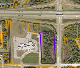 4820 Career Ln, North Port, FL - aerial  map view