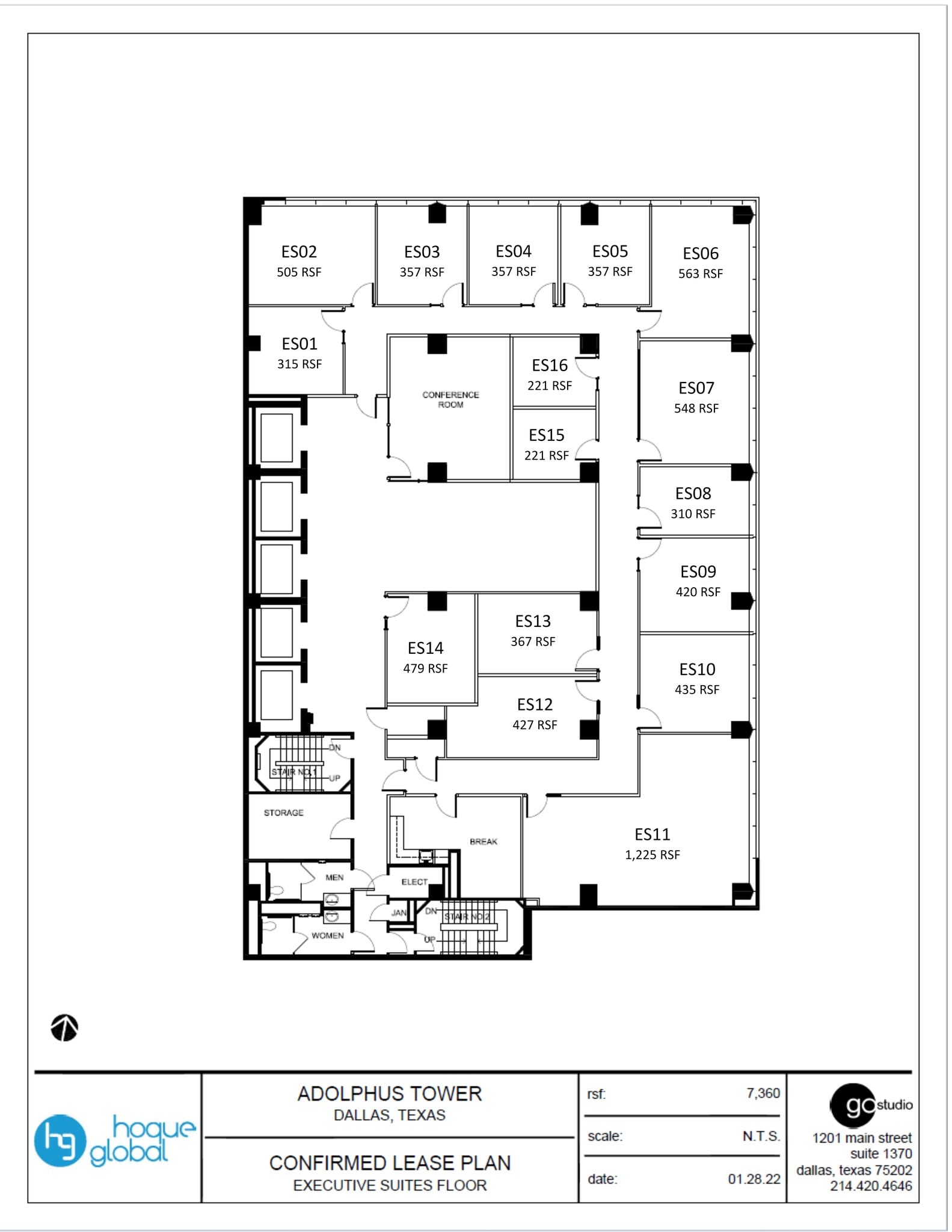 1412 Main St, Dallas, TX to rent Site Plan- Image 1 of 1