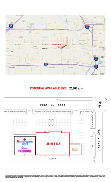 467 E Foothill Blvd, Rialto, CA for rent - Floor Plan - Image 2 of 4