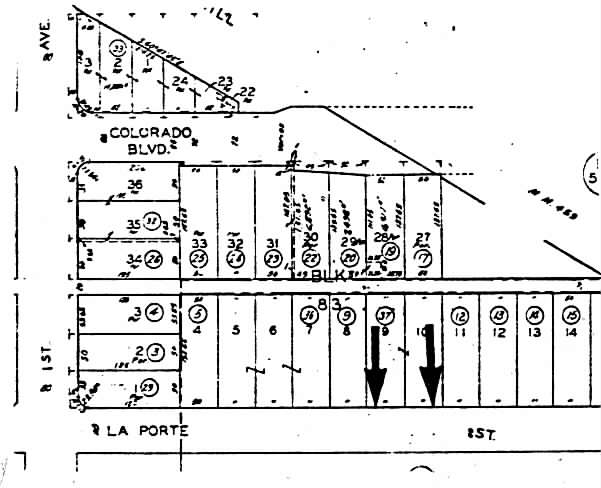 135-139 La Porte St, Arcadia, CA for rent - Plat Map - Image 2 of 6