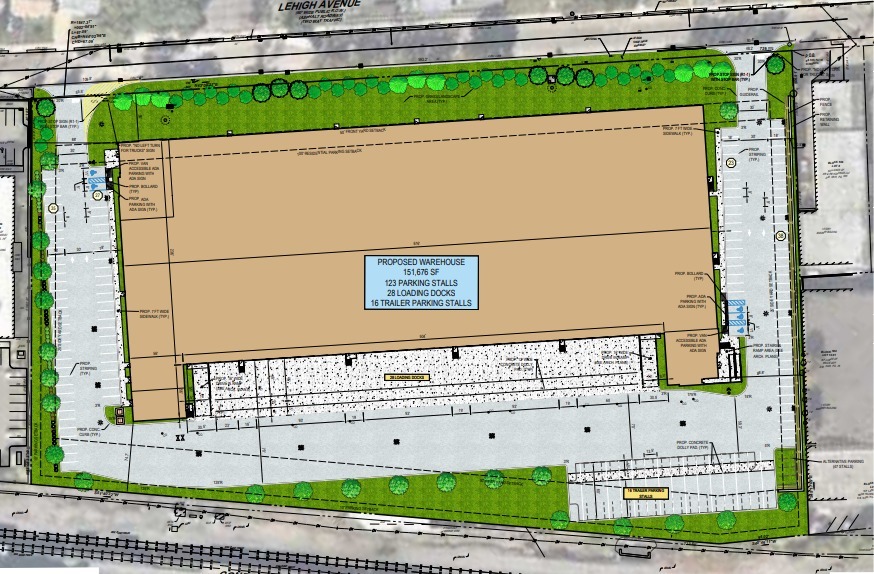 901 Lehigh Ave, Union, NJ for rent - Site Plan - Image 2 of 2