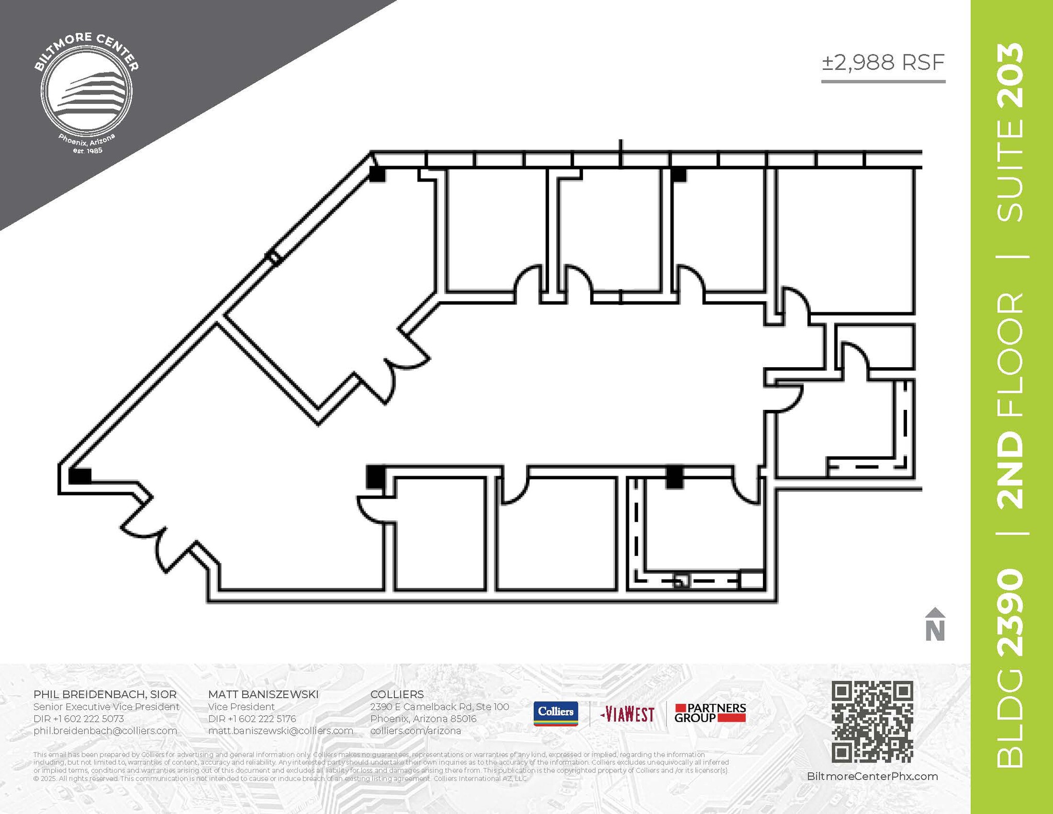 2398 E Camelback Rd, Phoenix, AZ for rent Floor Plan- Image 1 of 2