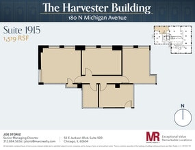 180 N Michigan Ave, Chicago, IL to rent Floor Plan- Image 1 of 1